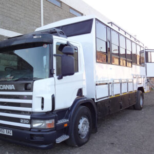 Spacious rough terrain built safari truck